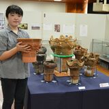 大昔の那須烏山ひと目で　出土土器や石器160点展示　旧向田小に「教室」