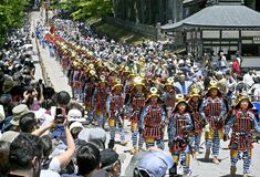 日光東照宮で「千人武者行列」