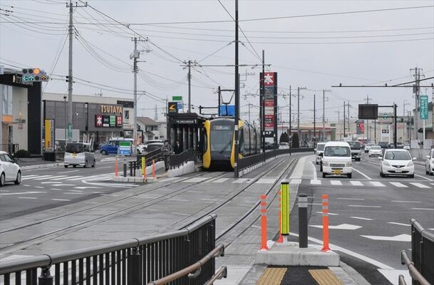 住宅地の上昇率が３年連続トップのゆいの杜４丁目付近。ＬＲＴ開業で利便性が向上している＝25日午後