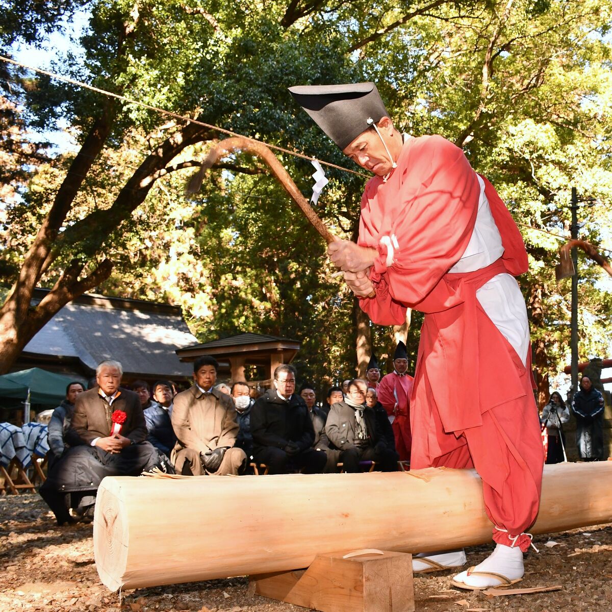 建築の神様・聖徳太子に作業安全祈願 大田原で「太子祭」 大工10人が