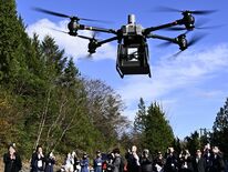 ドローンで医薬品を孤立地域に　日光・いろは坂周辺で県内初の実証実験　清…
