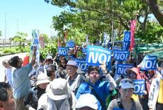 辺野古転覆事故後、初の反対集会