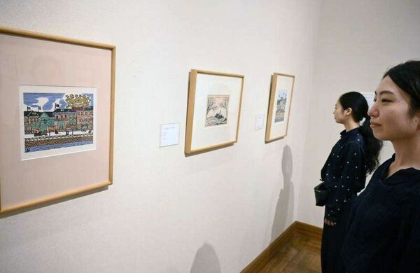 横浜の異国情緒感じて 鹿沼・川上澄生美術館 文明開化テーマに57点