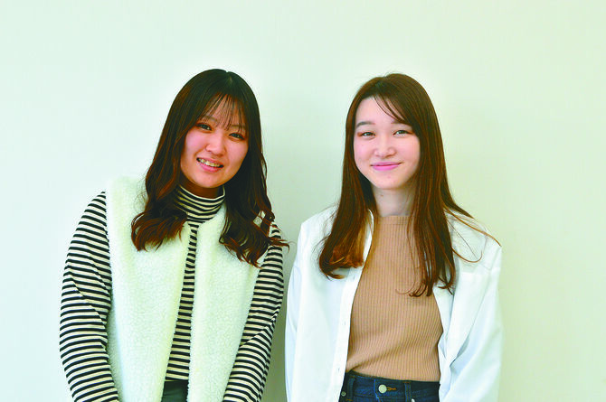 青木さん㊨と森田さん