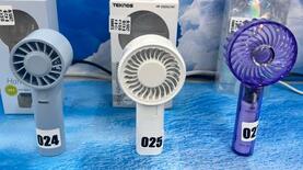 携帯扇風機「正しく使って」