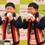 声をそろえて絶賛　Ｕ字工事とザ・たっち「とちぎの星」おいしさアピール　…