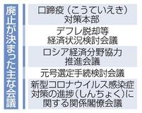 政府、休眠状態の６９会議体廃止