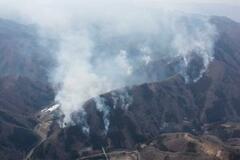 群馬山林火災51ヘクタール焼損