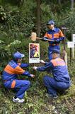 山火事防止へ標識設置