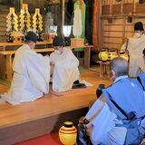 鷲子山上神社で伝統の「夜祭り」　那珂川
