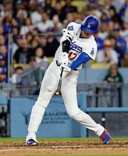 大谷、安打で最長４４戦連続出塁