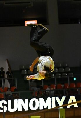 素晴らしいテクニックで優勝した竹部選手