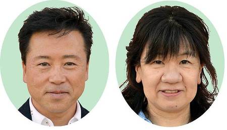 大橋由紀夫さん(左)、大橋文子さん
