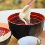 甘いおしるこ×もちもち耳うどん　佐野・飲食店「福寿荘売店」　１～８日限…