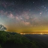 天の川よく見える夜空の環境維持　佐野・作原保全地域と塩谷・星ふる学校　環境省23年度冬調査
