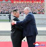 北朝鮮、ベラルーシ大統領を歓待