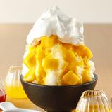 フライングガーデンでかき氷　ふんわーり優しい食感　８月下旬まで