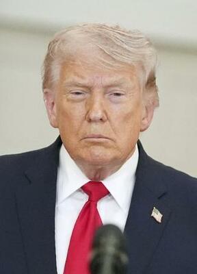 　トランプ米大統領（ゲッティ＝共同）