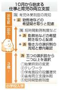 育児と両立へ働き方選択制