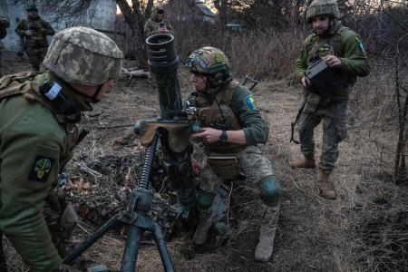 フォトギャラリー ウクライナ陸軍「反攻遠くない」