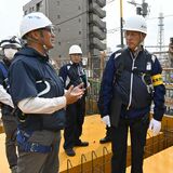 熱中症対策、強化を 宇都宮で栃木労働局 工事現場パトロールで呼びかけ