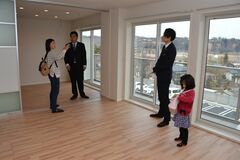 子育て支援住宅の内覧会　那珂川