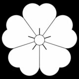 桜（さくら）〈植物紋　桜〉