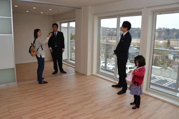 エミナール那珂川で開かれた内覧会