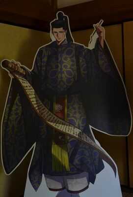 小野篁の等身大パネル