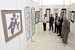 下野書展賞を選ぶ審査員＝３日午後、宇都宮市インターパーク６丁目