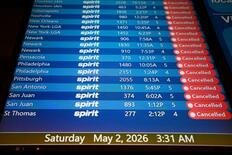 破綻の米ＬＣＣ、全便の運航停止