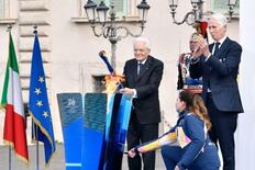 聖火リレー、イタリアで６日開始