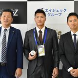 栃木GB三方陽登に指名あいさつ オリックス育成1位指名 スカウト「ホームラン王狙える」