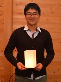 烏山和紙使い照明器具／厚労省コンテスト　部門最優秀賞／製作キット商品化目指す