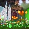 メルヘンの世界出現　無数の光りの花、鮮やかに　グリムの森でイルミネーション開幕　下野