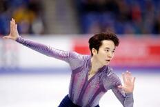 友野一希ＳＰ２位、三浦佳生４位