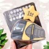 車両モチーフの益子焼箸置き、クリアファイル、キーホルダー…LRT開業１周年記念グッズが多彩に登場