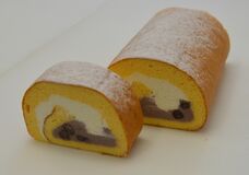 【食べた？】あずき生ロールケーキ　千年屋（那珂川）