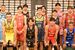 Ｂリーグの開幕前イベントで意気込みを語ったブレックスの高島（中央）＝東京都港区