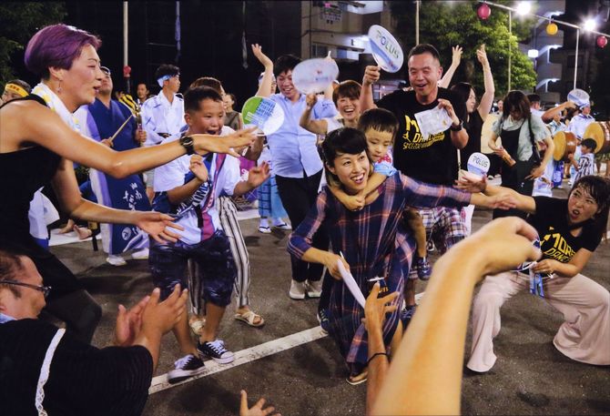 銀賞「踊らにゃ損」北向 誠(真岡市)
