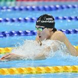 【速報】競泳日本選手権　松下知之選手（宇都宮市出身）400メートル個人…