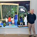 「描く生きがいを感じる」　“こくばんくるま”の油絵が喜びの循環　大田原…