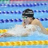 【速報】競泳日本選手権　松下知之選手（宇都宮市出身）400メートル個人メドレーＶ　世界切符２種目目