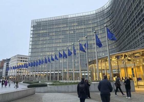 　ＥＵ欧州委員会の本部＝ブリュッセル（共同）