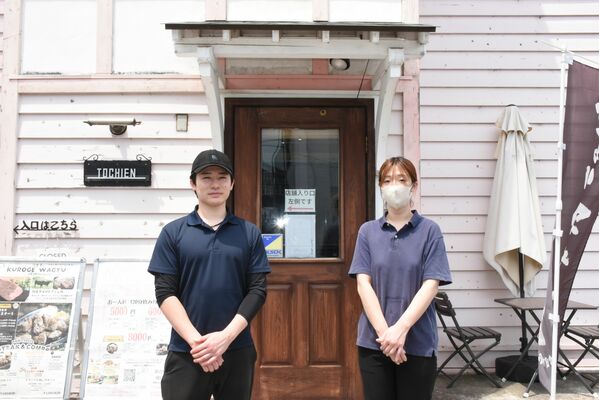 オーナーの野口竜義さん（左）