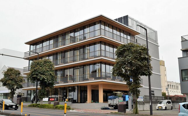 完成した木造ハイブリッド工法の中層ビル「ＴＤテラス宇都宮」