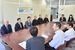 センバツでの戦いを報告した石橋の瀬端校長（左）ら＝県庁南別館