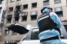 火災で日本人女性意識不明