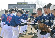 日系人野球チームが親善試合