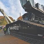 1350トン大型クレーン車が町内に登場 国道408号・宇都宮高根沢バイ…